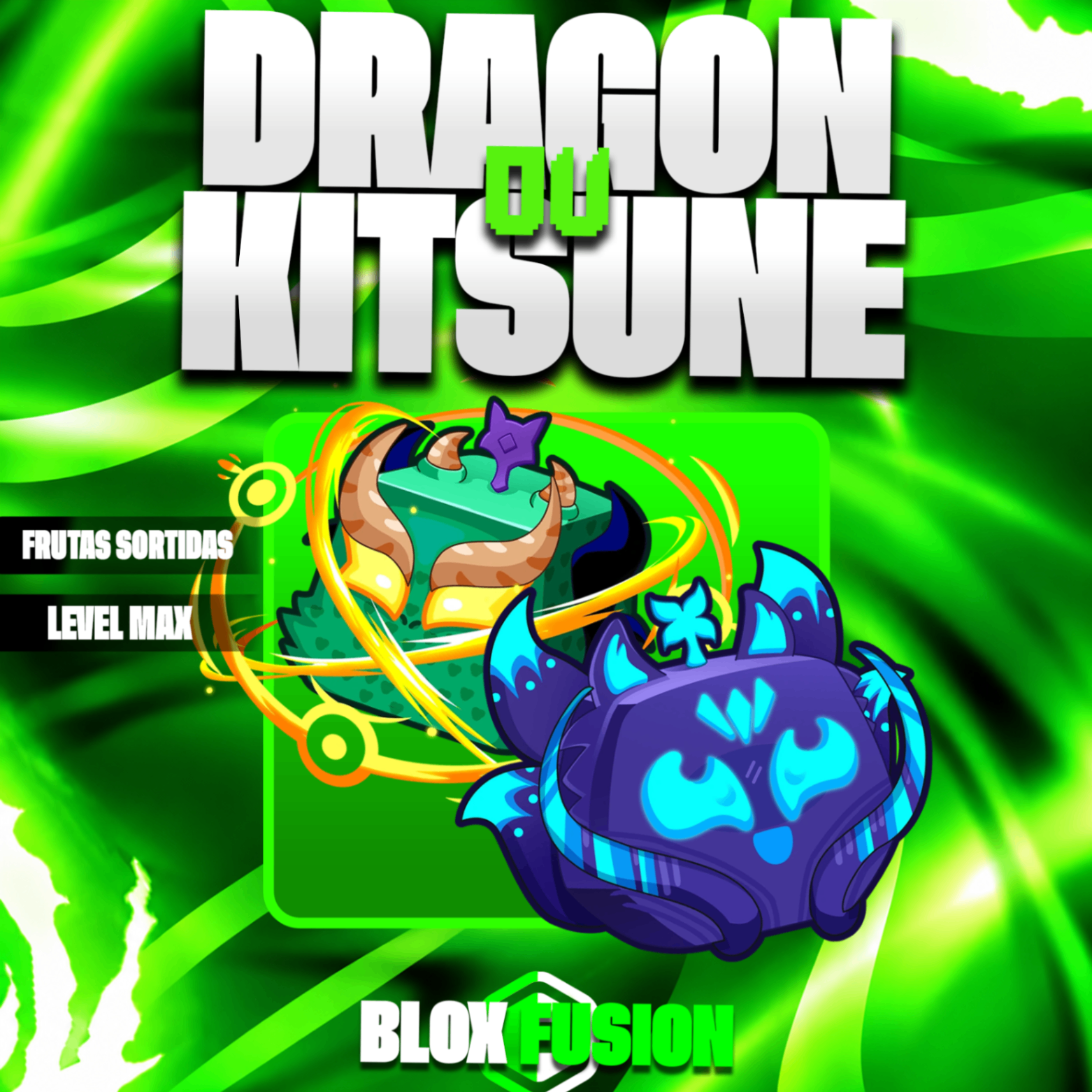 🦊🐲 DRAGON OU KITSUNE NO INVENTÁRIO