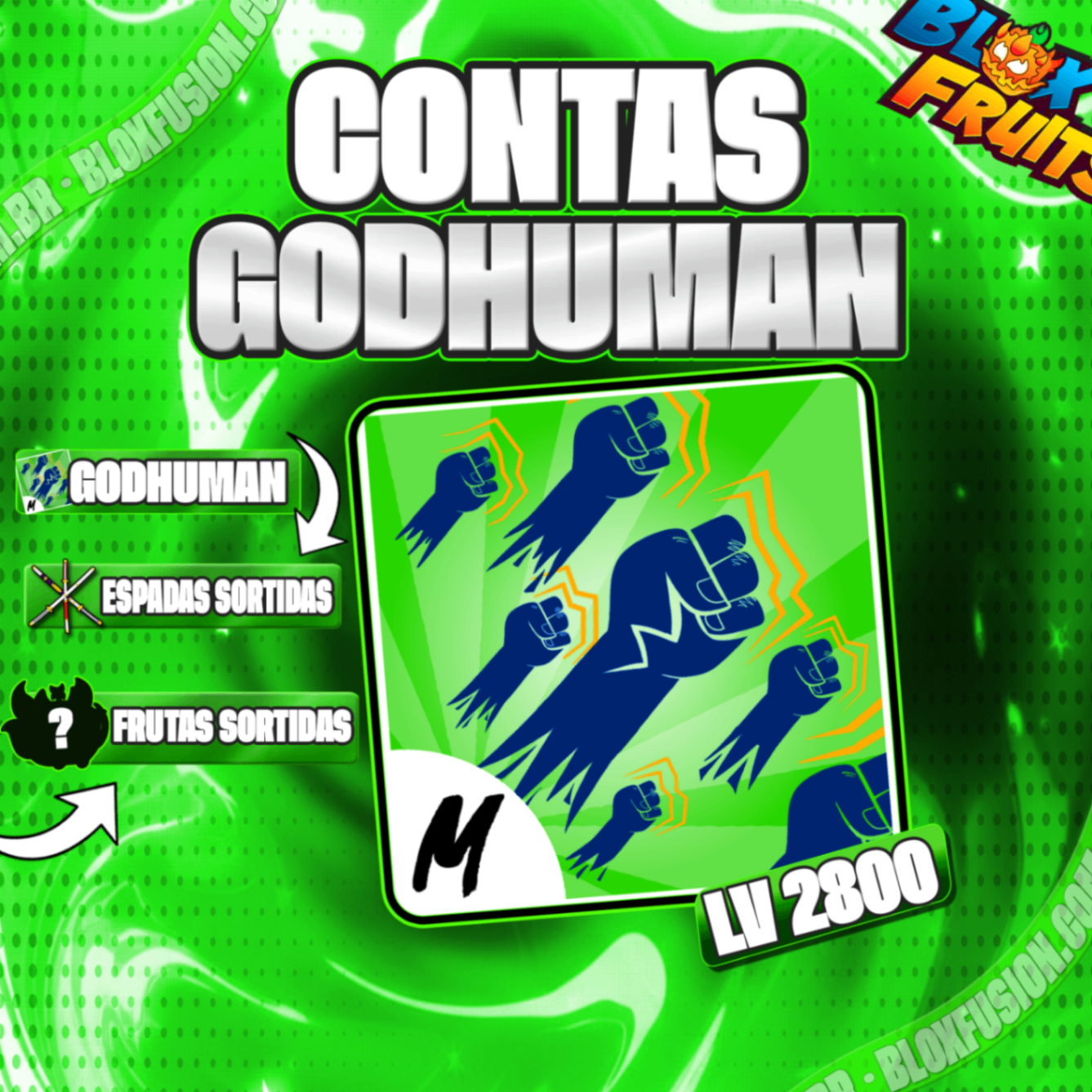 Nível 2800 + Godhuman