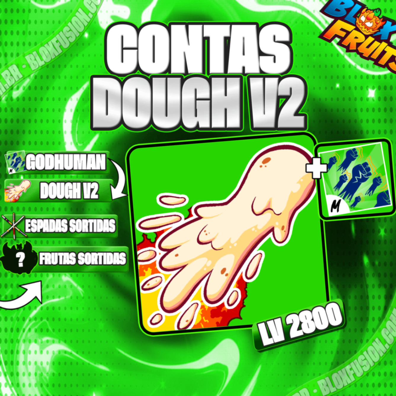 Nível 2800 + ghn + dough v2